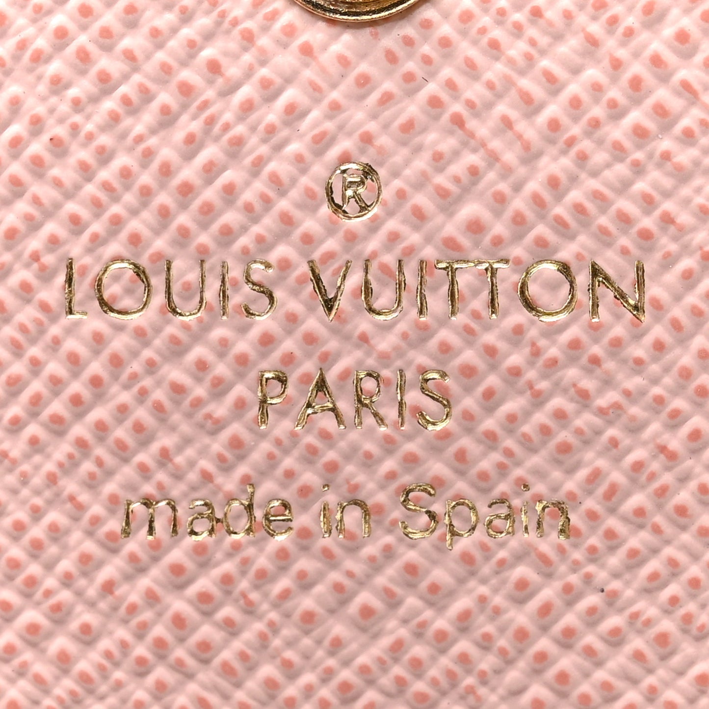 Monogram Emilie Wallet Rose Ballerine