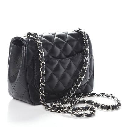 Chanel Lambskin Quilted Mini Square Flap Black 3 of 9