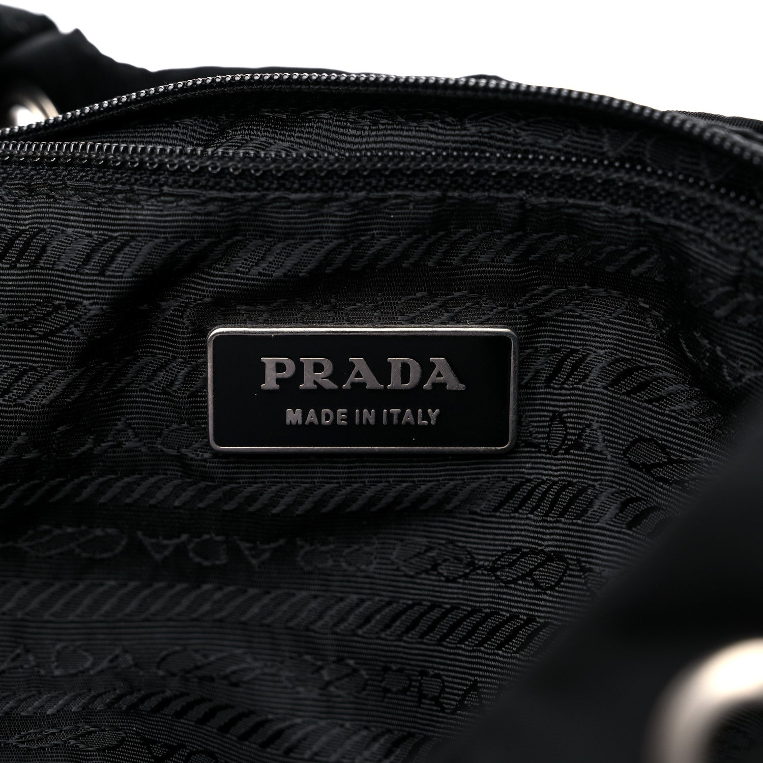 Prada Nylon Vela Medium Backpack Black 6 of 13