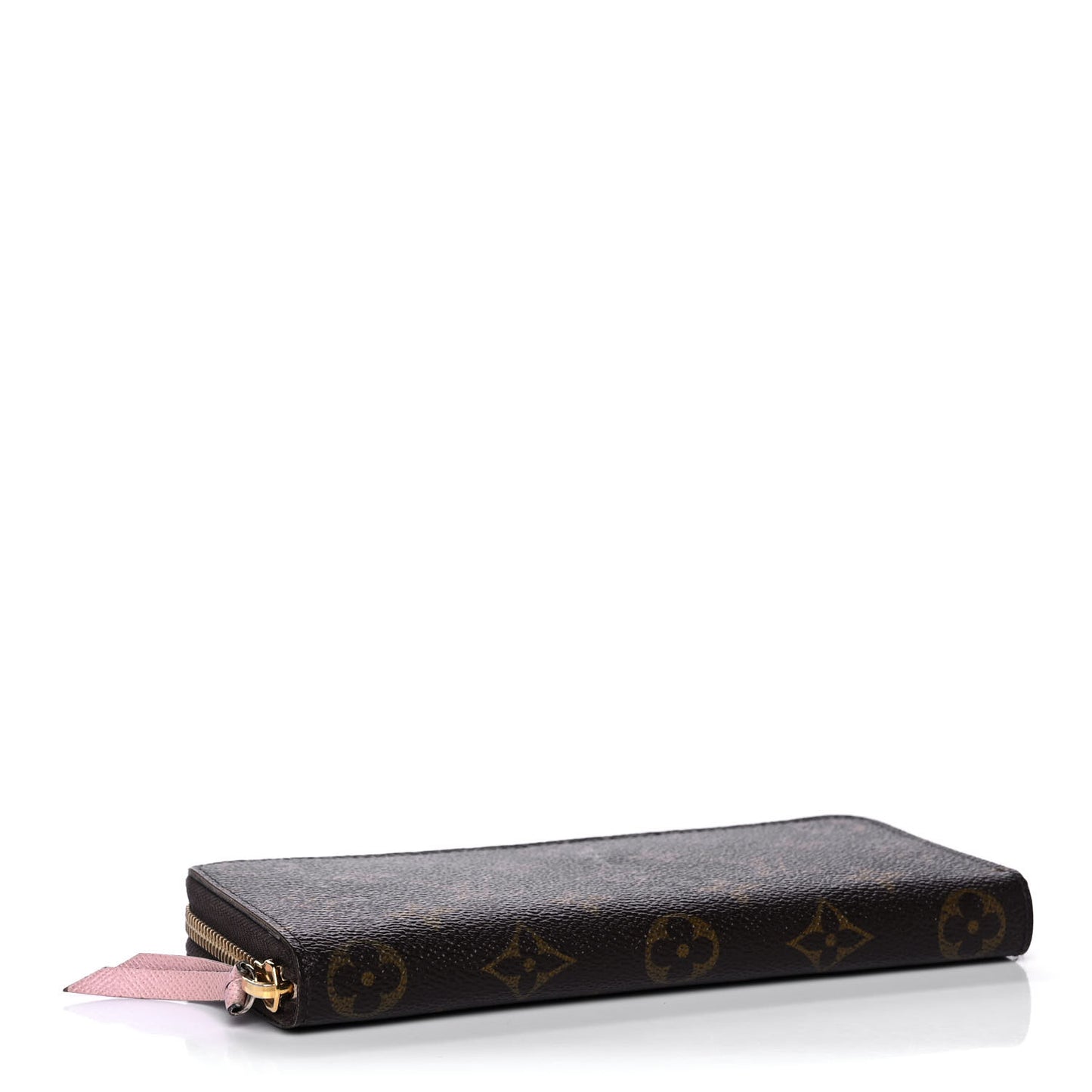 Monogram Clemence Wallet Rose Ballerine