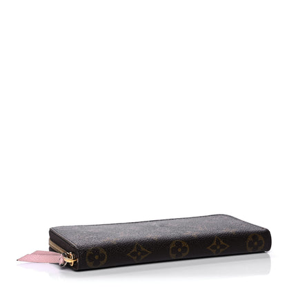 Louis Vuitton Monogram Clemence Wallet Rose Ballerine 4 of 15