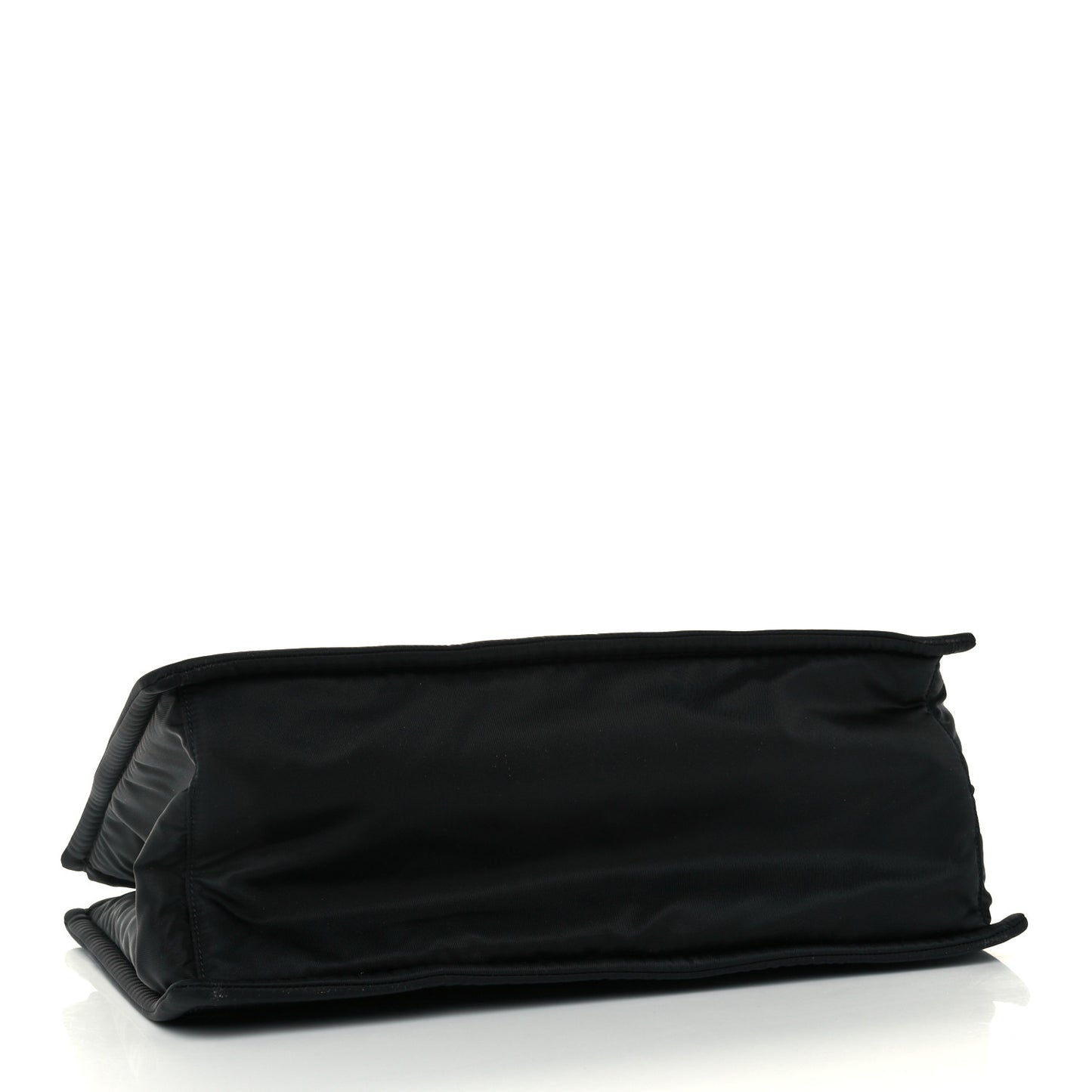 Tessuto Nylon Chain Tote Black