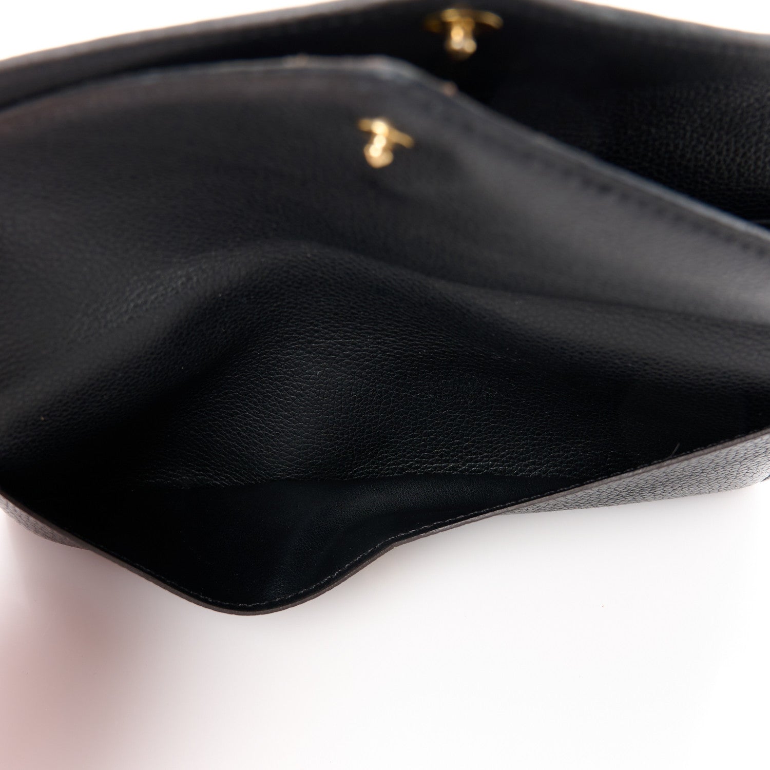 Louis Vuitton Calfskin Double V Wallet Black 6 of 10