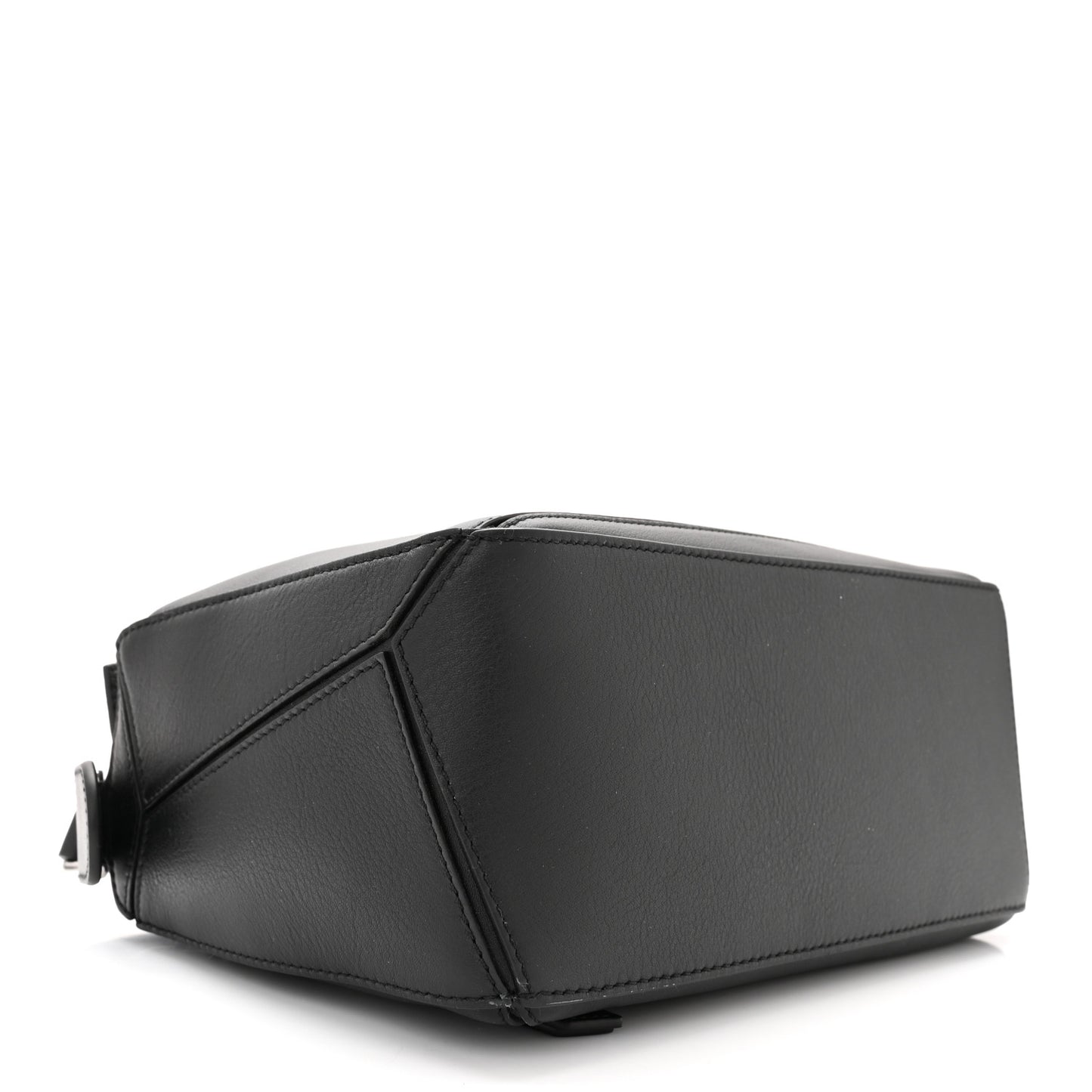Calfskin Small Puzzle Bag Black