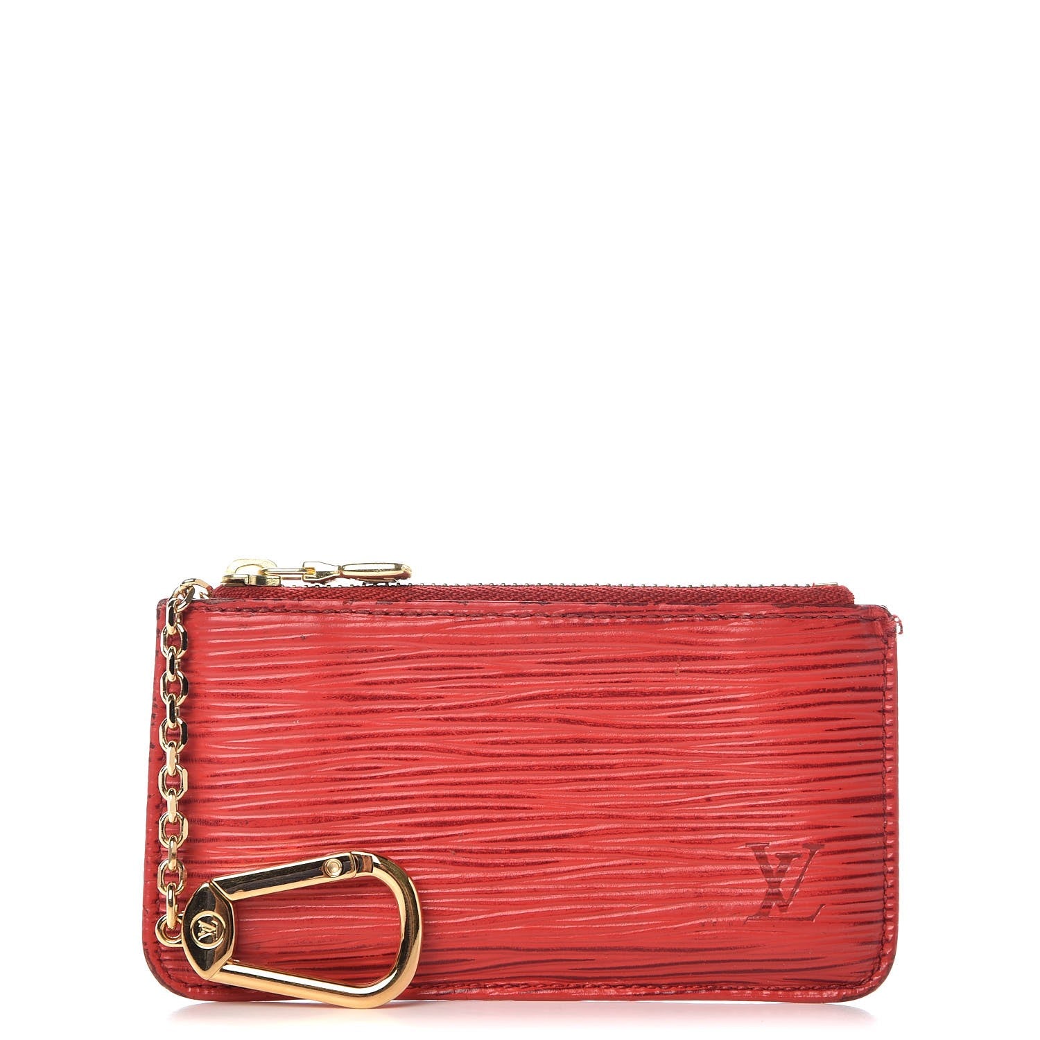 Louis Vuitton Epi Key Pouch Castillan Red 1 of 12