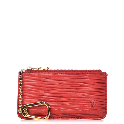 Louis Vuitton Epi Key Pouch Castillan Red 1 of 12