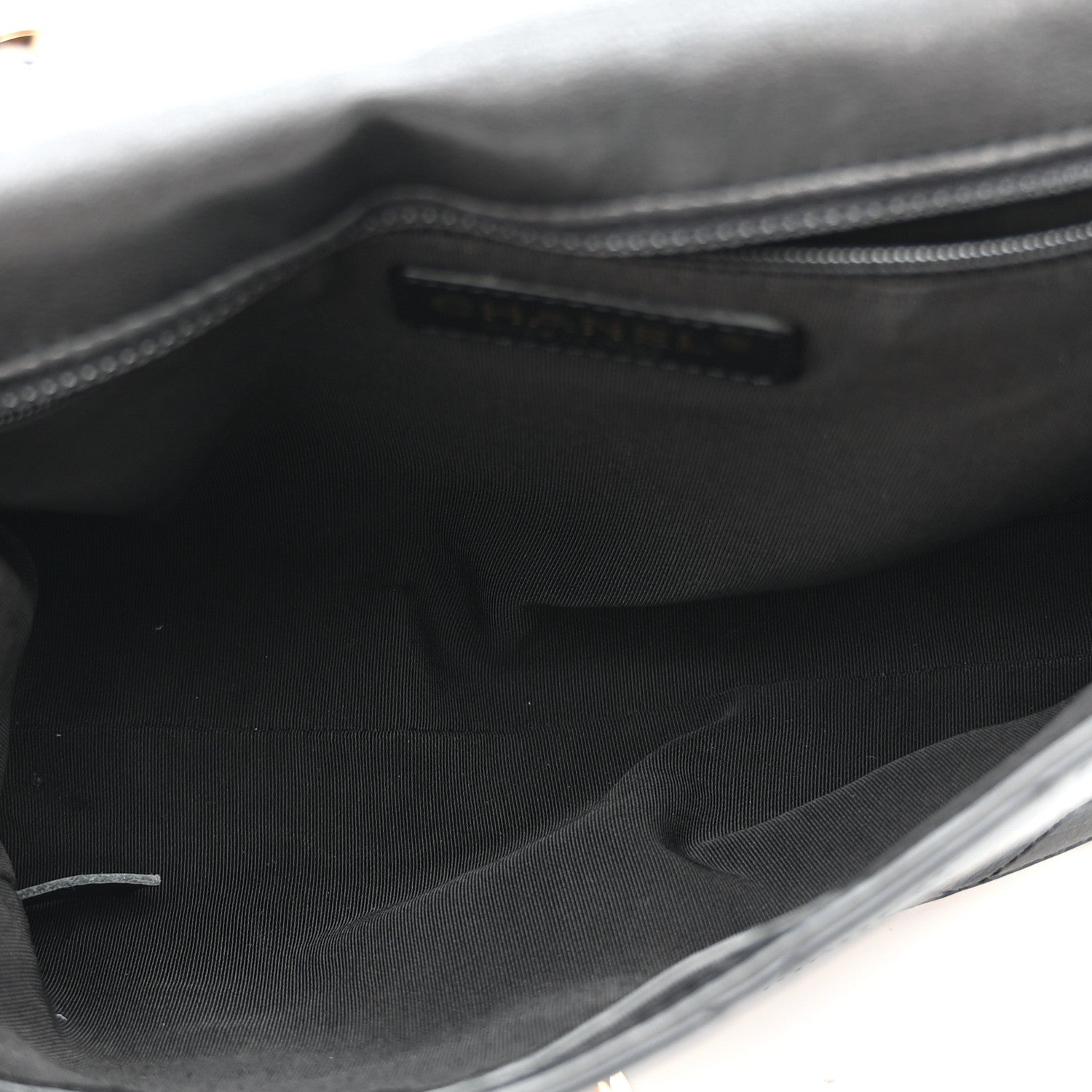 Chanel Calfskin Stitched Medium Covered CC Flap Bag Black 5 of 10