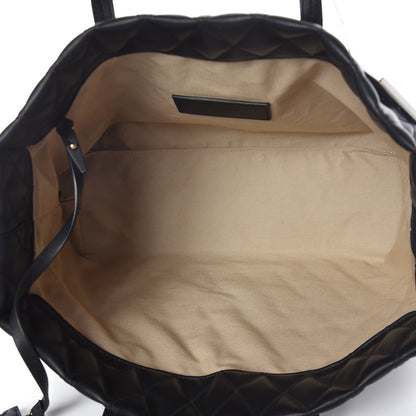 Givenchy Rubber Effect Canvas Quilted Duo Shopper Tote Black 6 of 10