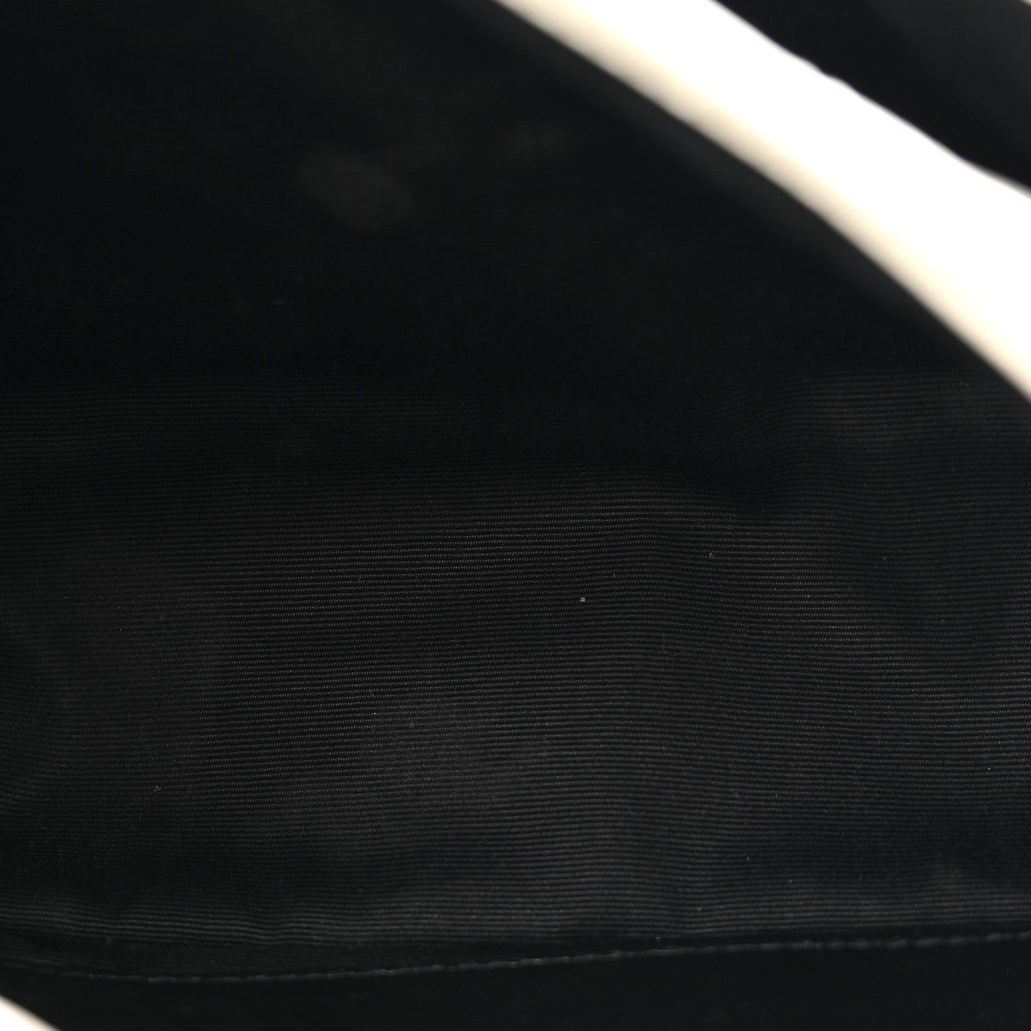 Saint Laurent Crinkled Calfskin Matelasse Monogram Baby Niki Chain Satchel Blanc Vintage 5 of 12
