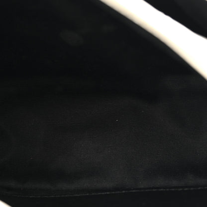 Saint Laurent Crinkled Calfskin Matelasse Monogram Baby Niki Chain Satchel Blanc Vintage 5 of 12