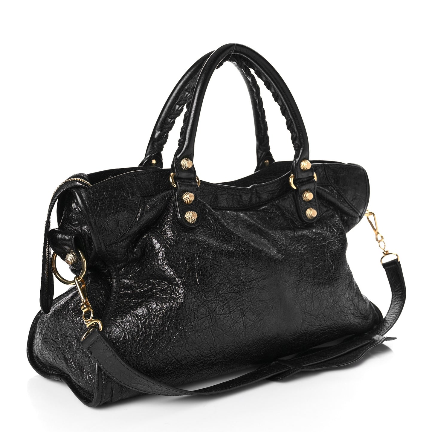 Agneau Giant 12 Gold Hardware City Black