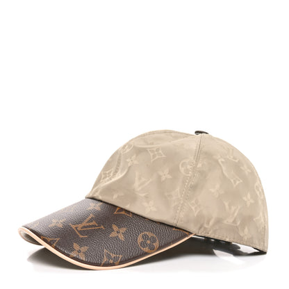 Louis Vuitton Polyester Silk Monogram LV Get Ready Cap L Beige 1 of 9