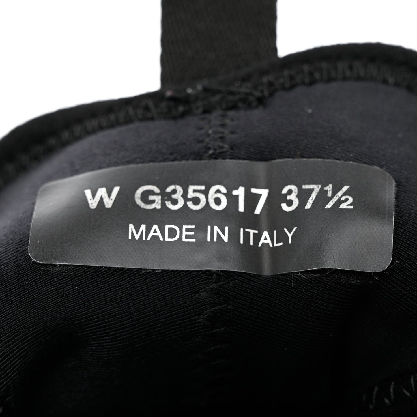 Velvet Calfskin Mixed Fibers CC Sneakers 37.5 Black
