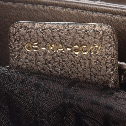 Christian Dior Metallic Lambskin Cannage Medium Lady Dior Bronze 7 of 7