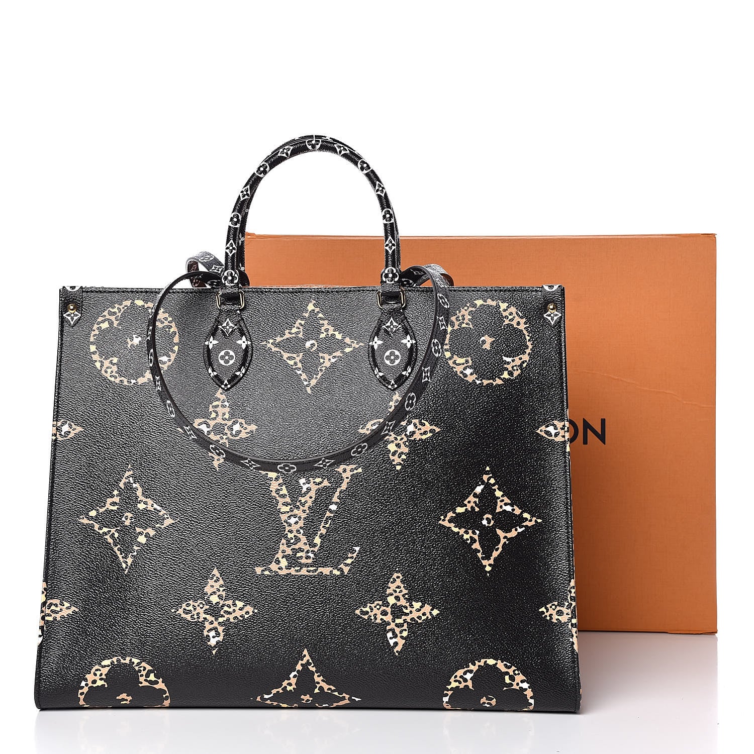 Louis Vuitton Monogram Giant Jungle Onthego GM Black 10 of 10
