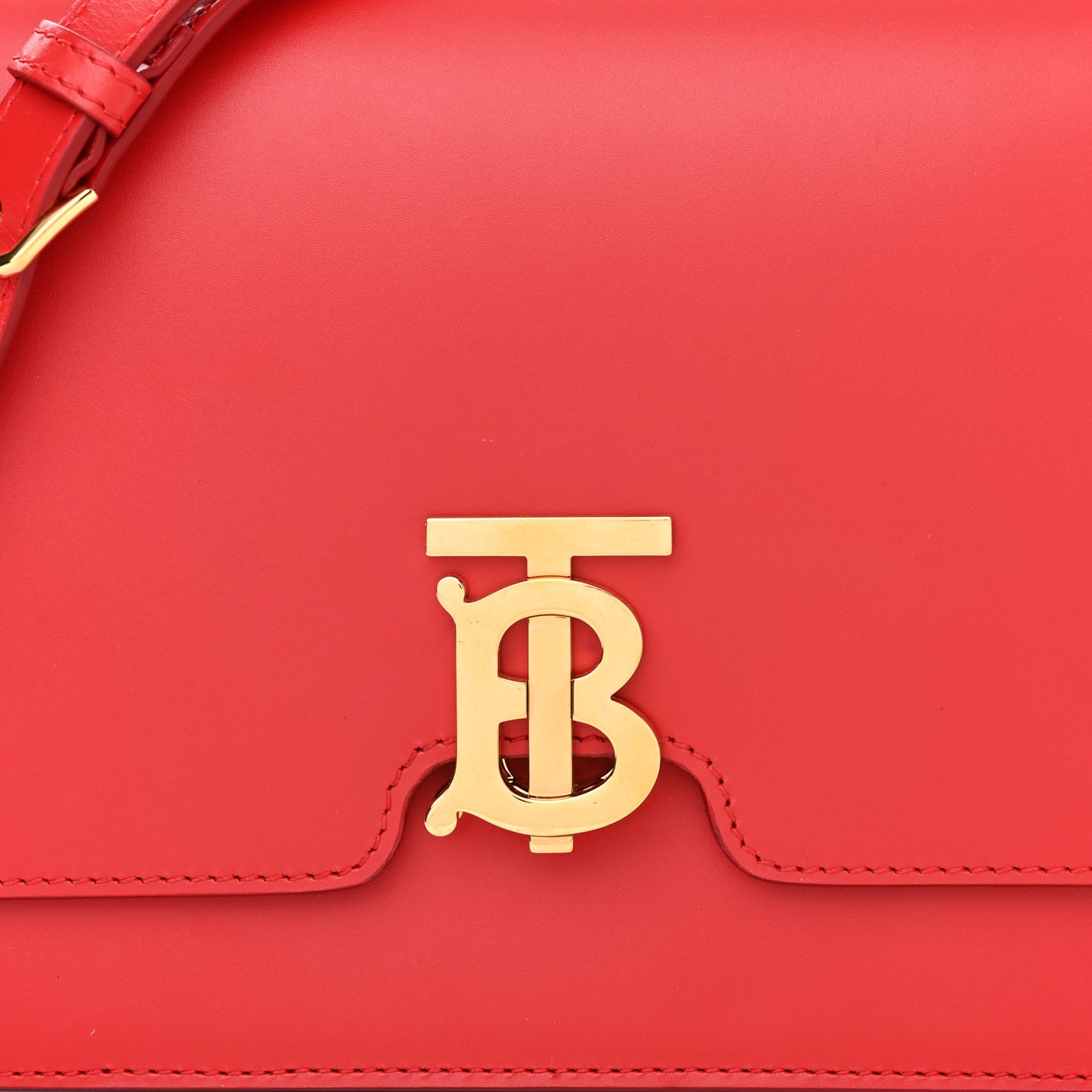 Calfskin Medium TB Bag Bright Red