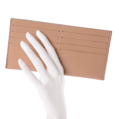 Louis Vuitton Calfskin Felicie Card Holder Insert Papyrus 2 of 6