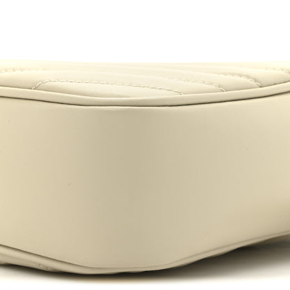 Saint Laurent Calfskin Matelasse Monogram Lou Camera Bag Crema Soft 9 of 10
