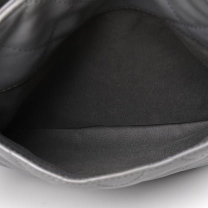 Chanel Lambskin Quilted Shopping Tote Grey 6 of 24