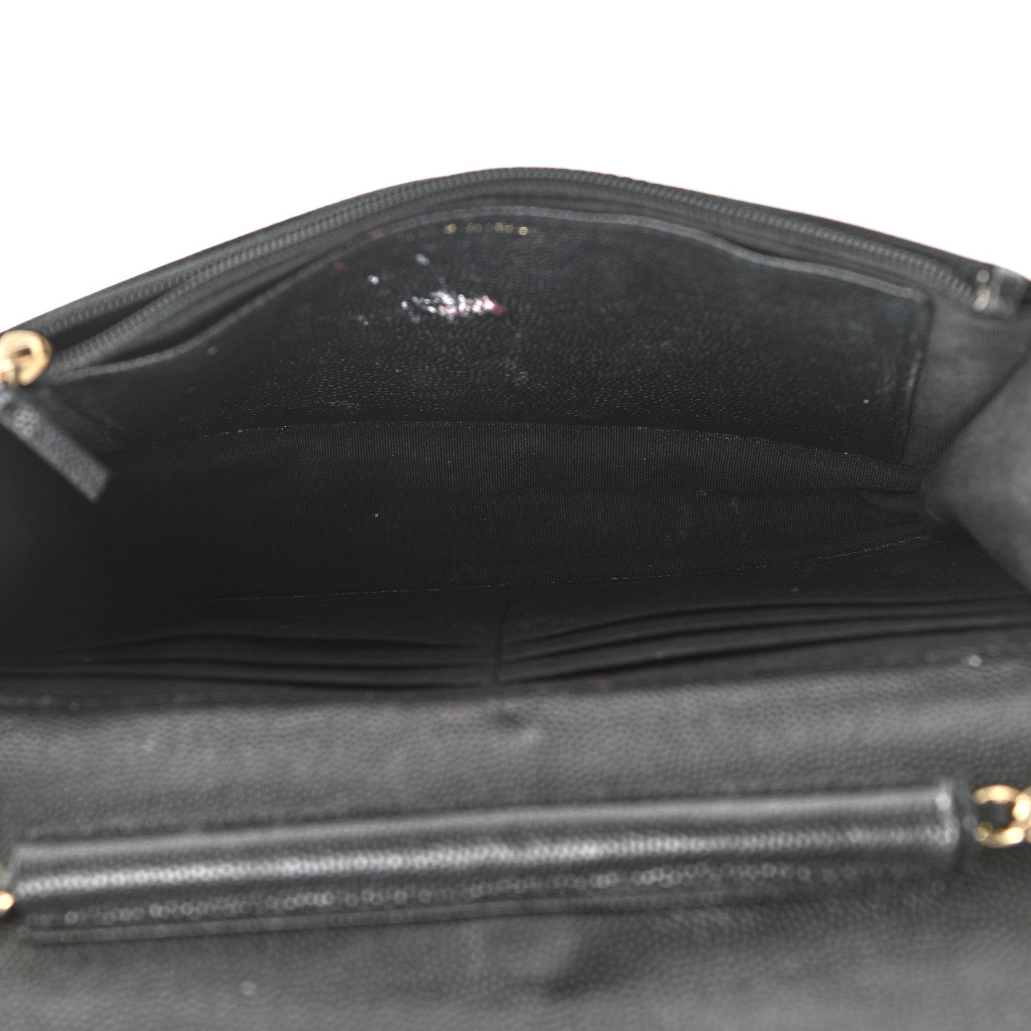 Chanel Caviar Quilted Boy Wallet On Chain WOC Black 5 of 12