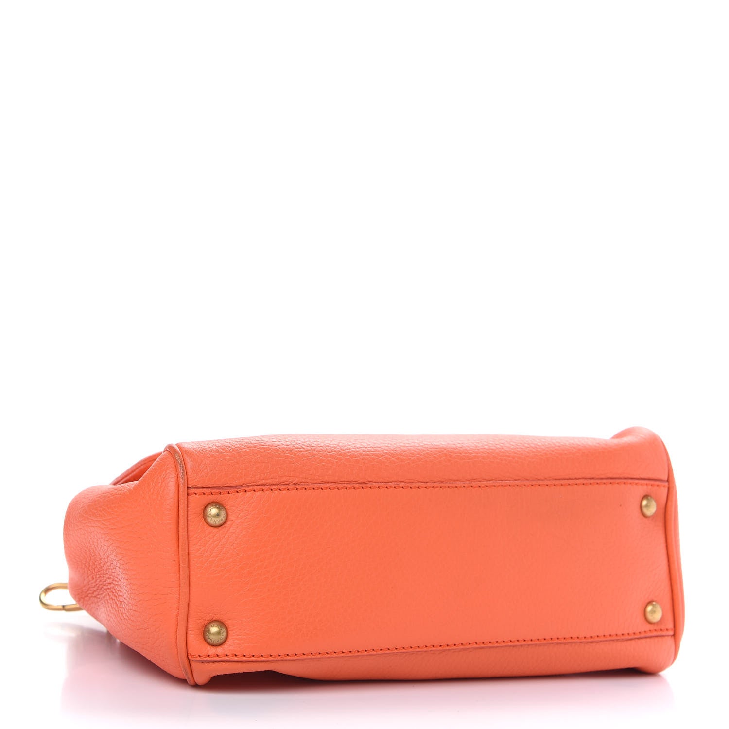 Dolce & Gabbana Grained Deerskin Medium Miss Sicily Satchel Orange 4 of 9