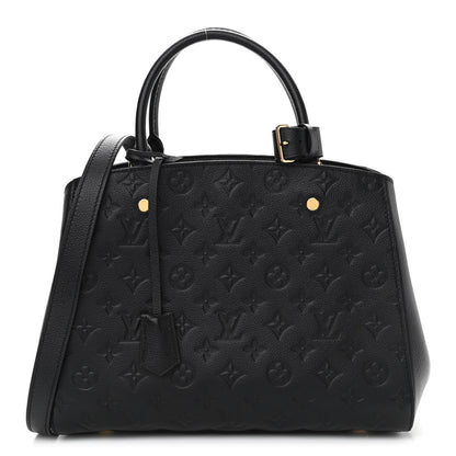 Louis Vuitton Empreinte Montaigne MM Black 1 of 11