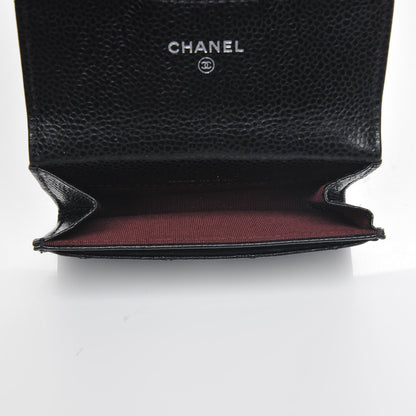 Chanel Caviar Quilted Flap Card Holder Black 5 of 8