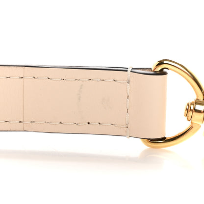 Louis Vuitton Calfskin 18mm Adjustable Shoulder Strap Ivory 5 of 5