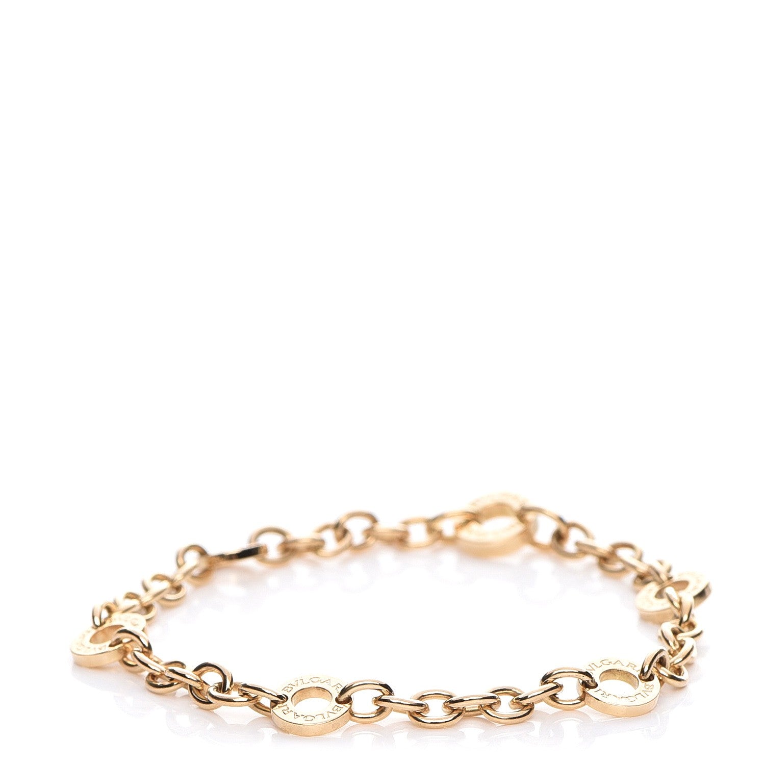Bulgari 18K Yellow Gold BVLGARI BVLGARI Chain Bracelet 1 of 7