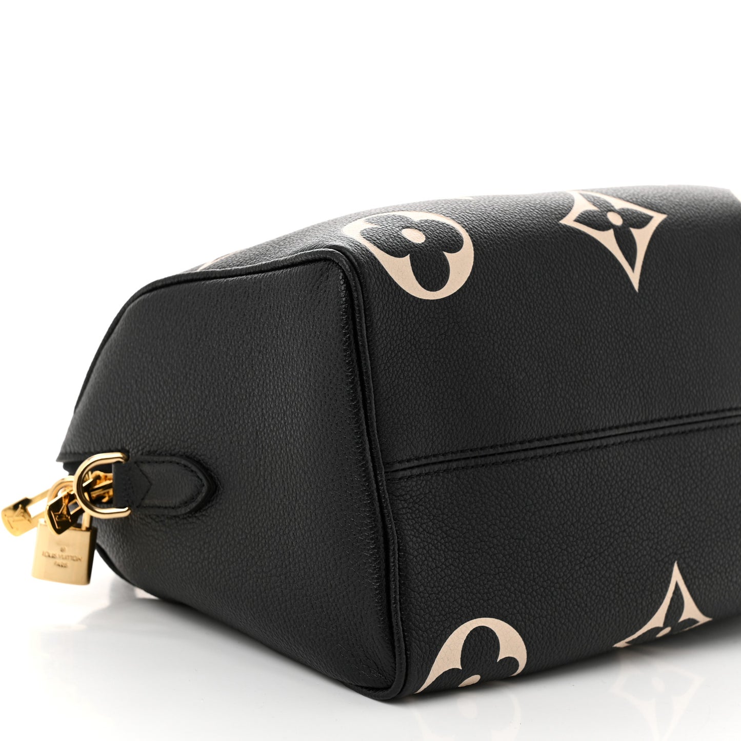 Empreinte Monogram Giant Speedy Bandouliere 25 Black Beige