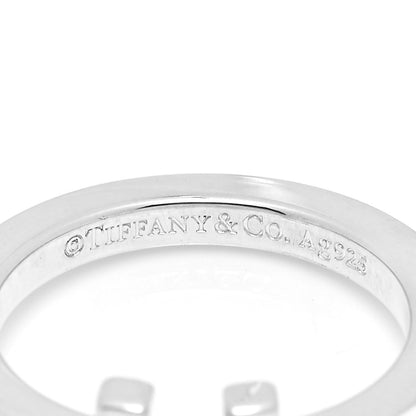 Tiffany Sterling Silver T Square Ring 56 7.5 4 of 4