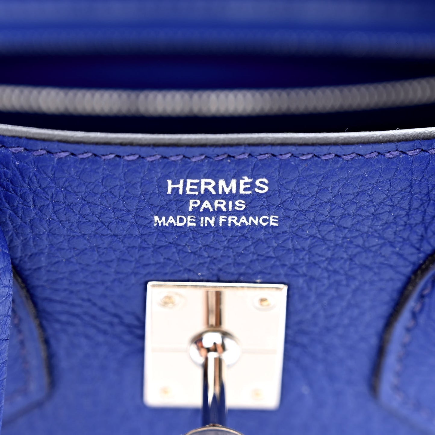 Togo Birkin 25 Bleu Royal
