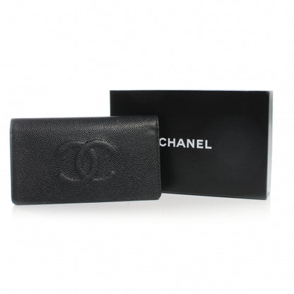 Chanel Caviar Yen CC Wallet Black 5 of 9