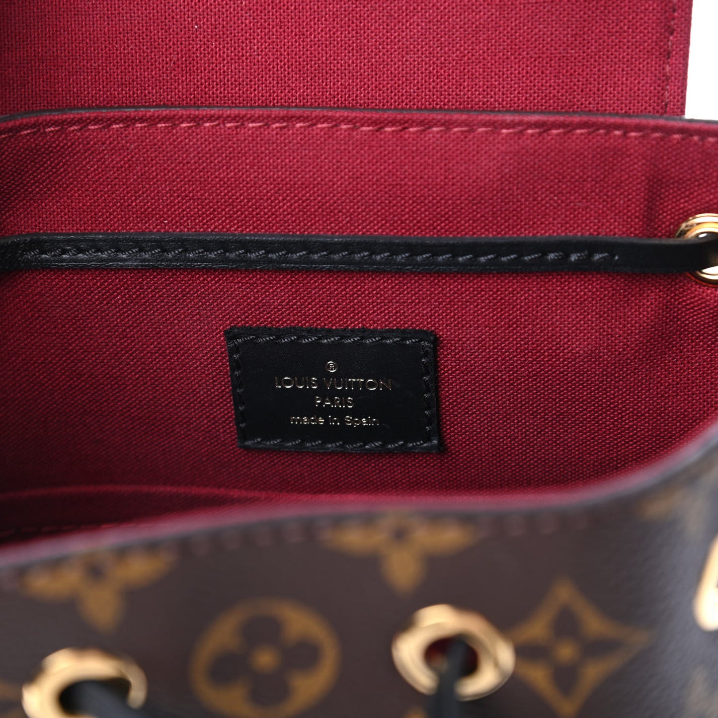 Monogram BB Montsouris NM Backpack Black