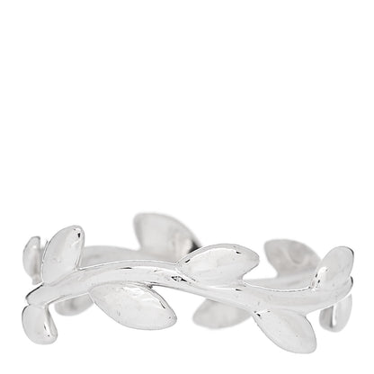 Tiffany Sterling Silver Paloma Picasso Narrow Olive Leaf Band Ring 49 4.75 3 of 4