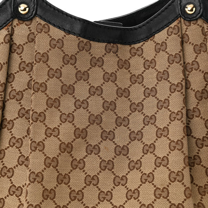 Gucci Monogram Large Sukey Tote Beige Ebony Black 8 of 11
