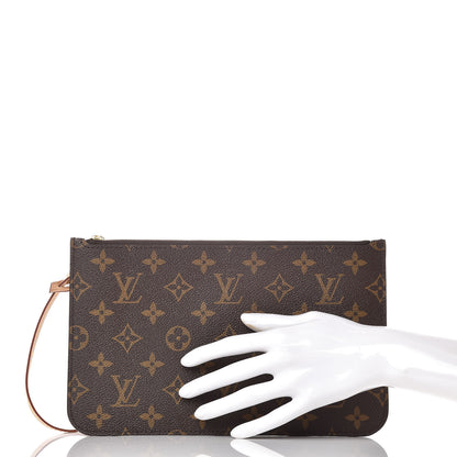 Louis Vuitton Monogram Neverfull MM GM Pochette 2 of 7