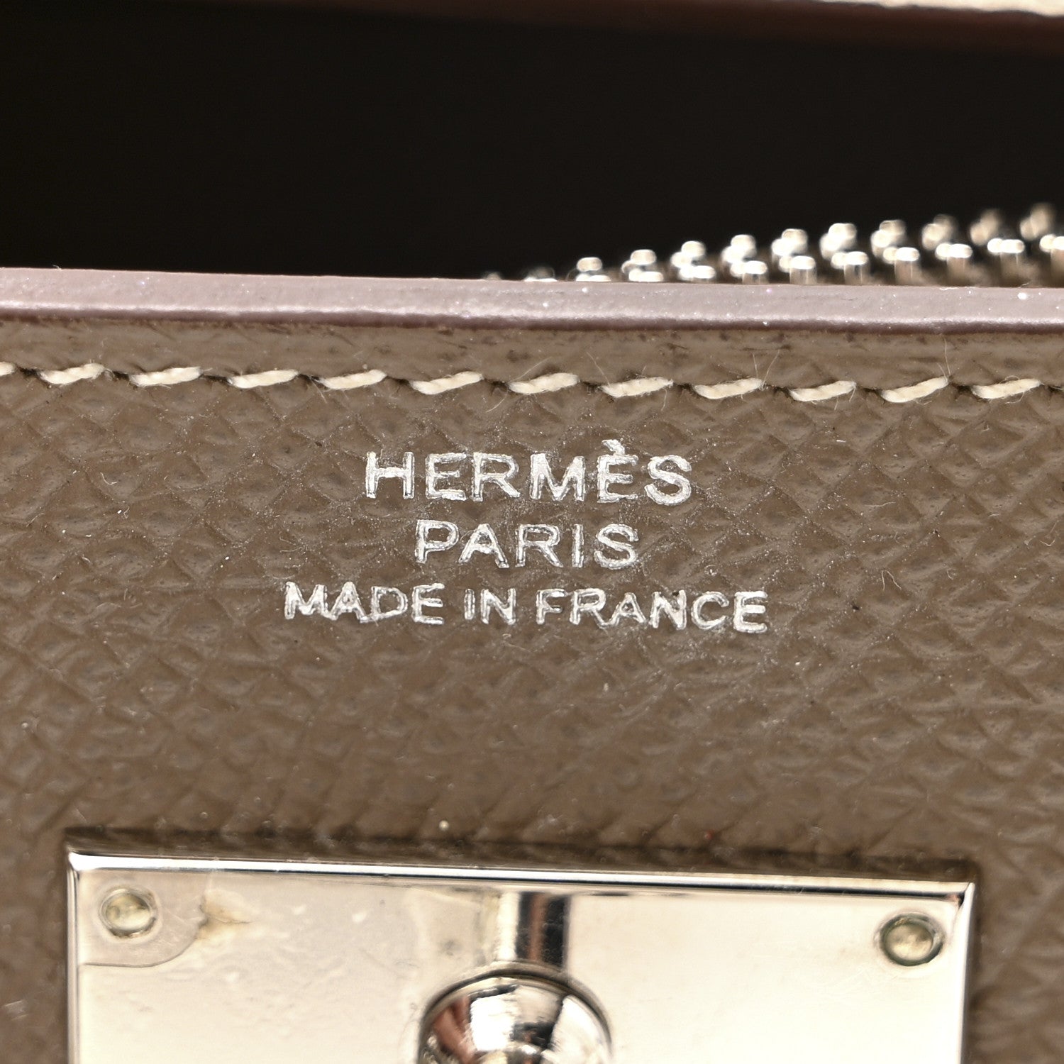 Hermes Epsom Kelly Longue Wallet Etoupe 6 of 8