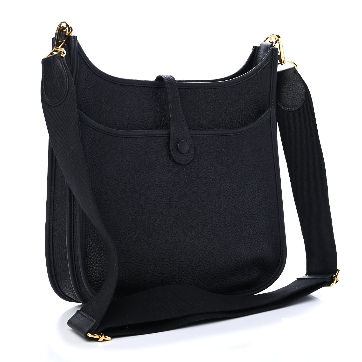 Hermes Taurillon Clemence Evelyne III PM Black 3 of 9