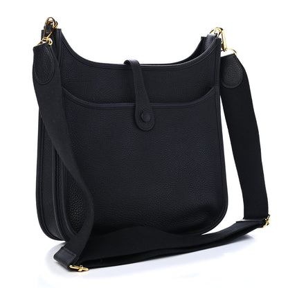 Hermes Taurillon Clemence Evelyne III PM Black 3 of 9