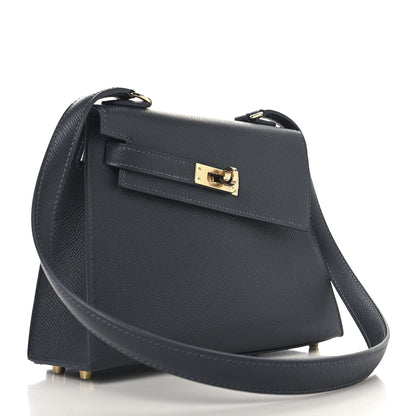 Hermes Epsom Kelly En Desordre Sellier 20 Ardoise 3 of 14