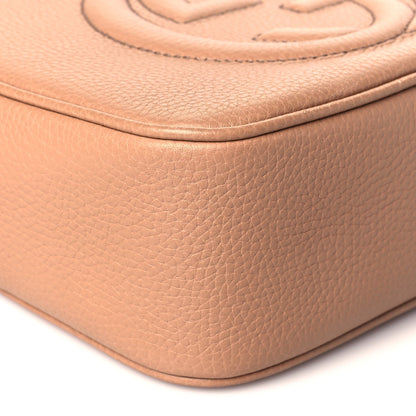 Gucci Pebbled Calfskin Small Soho Disco Bag Camelia 10 of 11