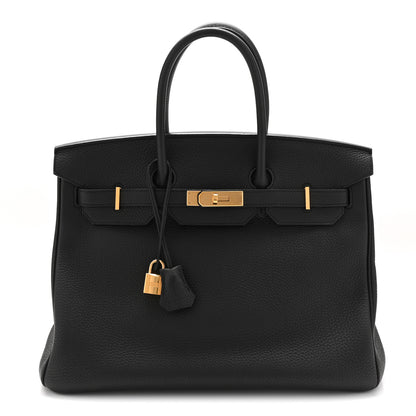 Hermes Togo Birkin 35 Black 2 of 19