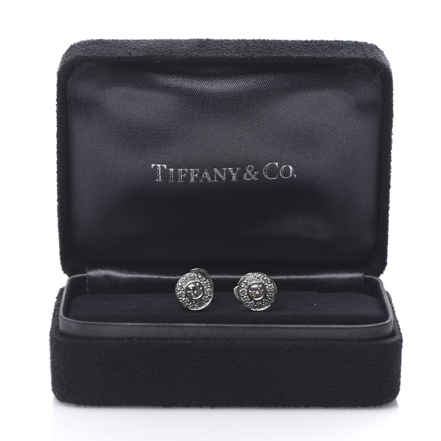 Platinum Diamond .53ctw Large Circlet Earrings