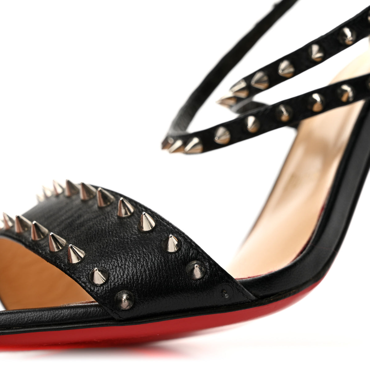 Christian Louboutin Kid Choca Lux 120 Sandals 39 Black 9 of 10