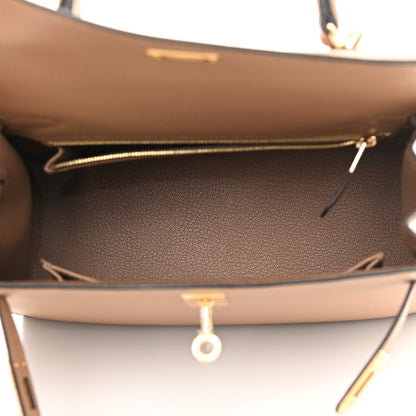 Hermes Epsom Kelly Sellier 25 Chai 4 of 10