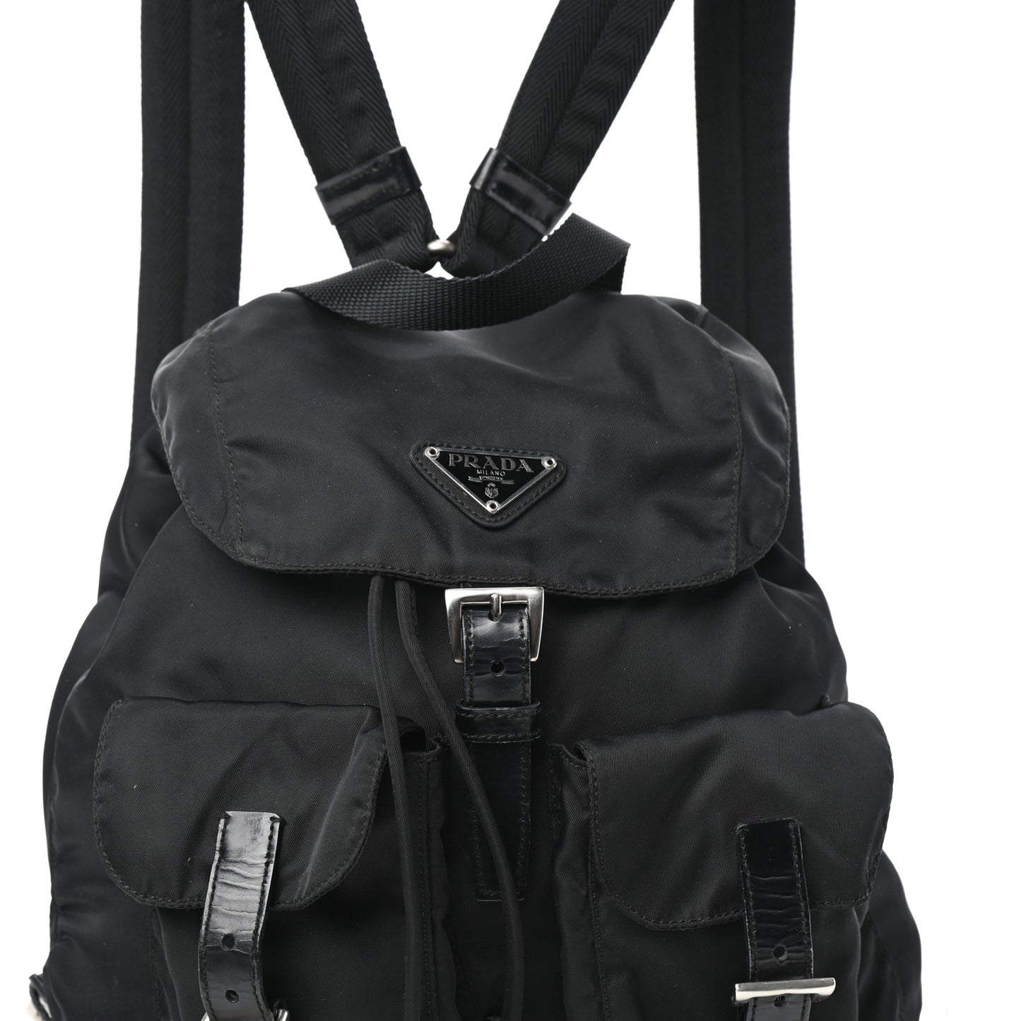 Tessuto Nylon Vela Small Backpack Black