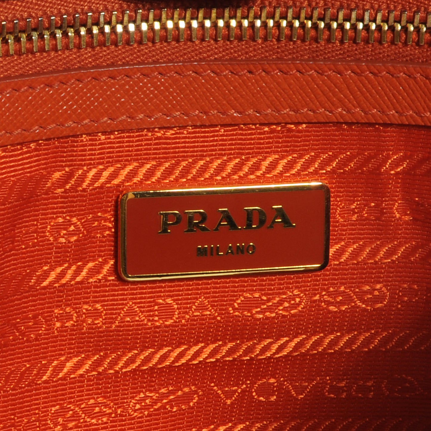 Saffiano Lux Large Tote Papaya