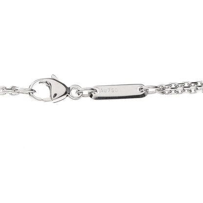 Chopard 18K White Gold Diamond Om Pendant Necklace 4 of 5