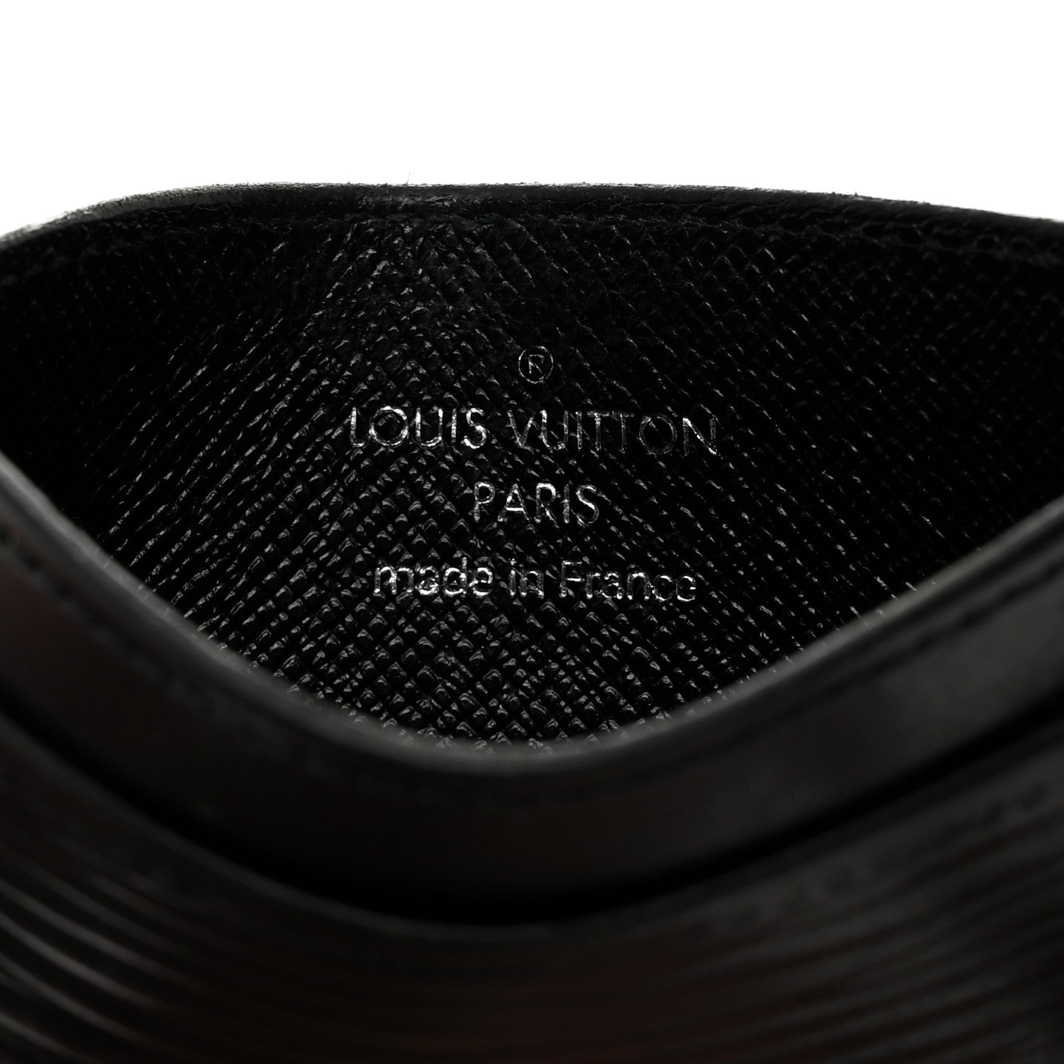 Louis Vuitton Epi Card Holder Black 6 of 7